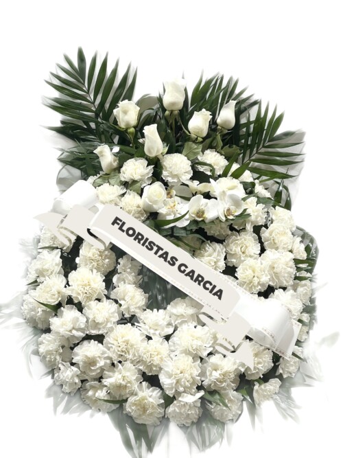 Círculo Floral Blanco